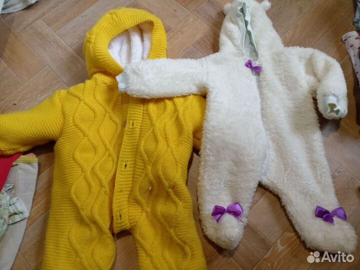 Продам пакет одежды для новорождённых до года