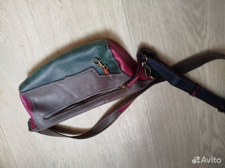 Сумка ручная работа кожа унисекс