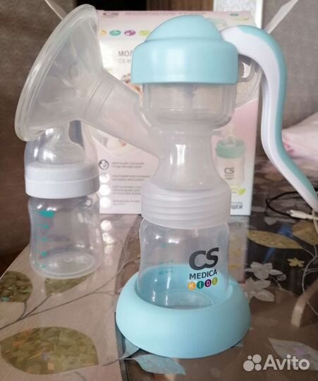 Молокоотсос ручной с бутылочкой