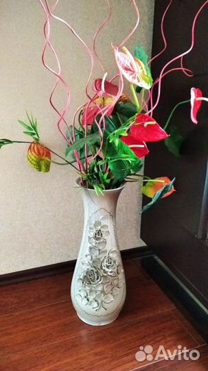 Ваза большая 0,60м напольная