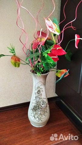 Ваза большая 0,60м напольная