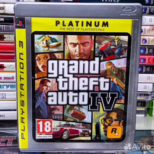 GTA 4 - PS3 (без мануала / царапины)
