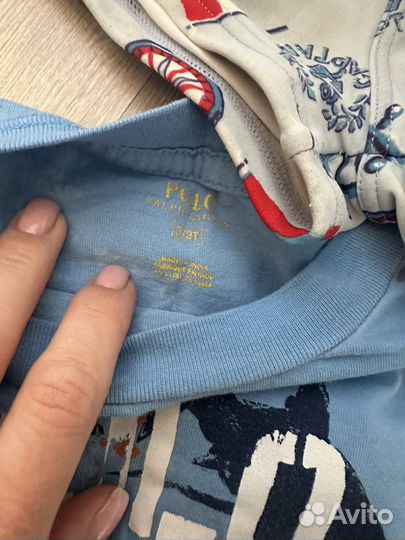 Вещи пакетом polo hm marvel 2-4 года на 98-104