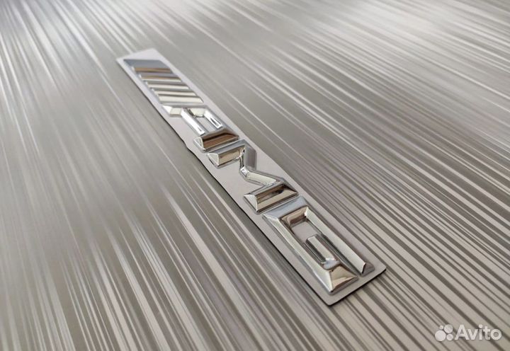 Шильдик Mercedes Benz AMG серебристый хром