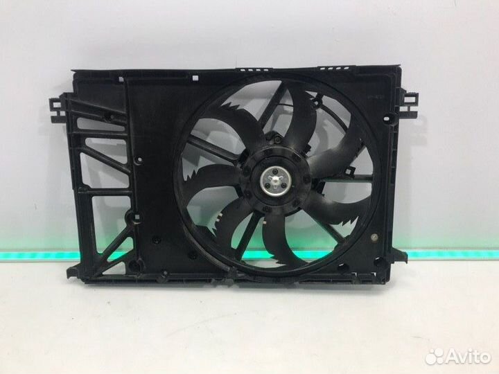 Диффузор+вентилятор охлаждения радиатора Rav4 (50)