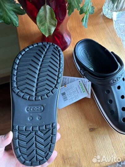 Crocs сабо черные (много размеров)