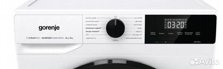 Стиральная машина с сушкой Gorenje W1D2A854adps