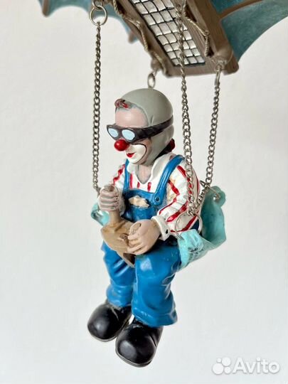 Клоун парашютист Клоун на параплане Gilde