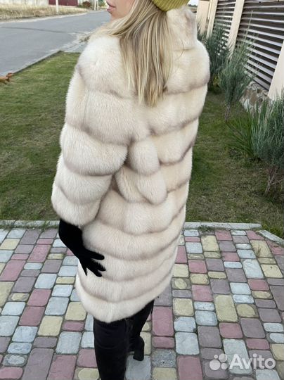 Шуба норковая поперечка 42 44