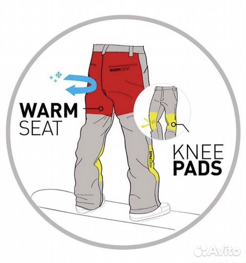 Брюки горнолыжные Decathlon 2xl