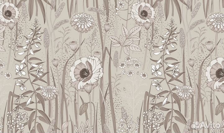 Фотообои бесшовные Фрески