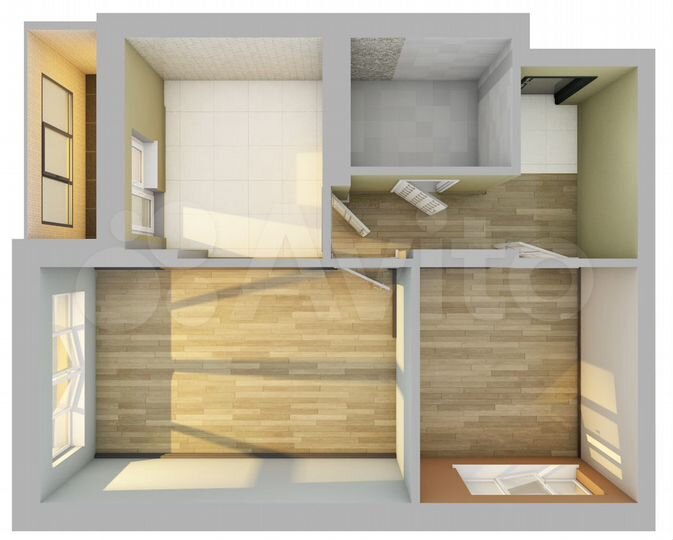 2-к. квартира, 48,6 м², 13/25 эт.