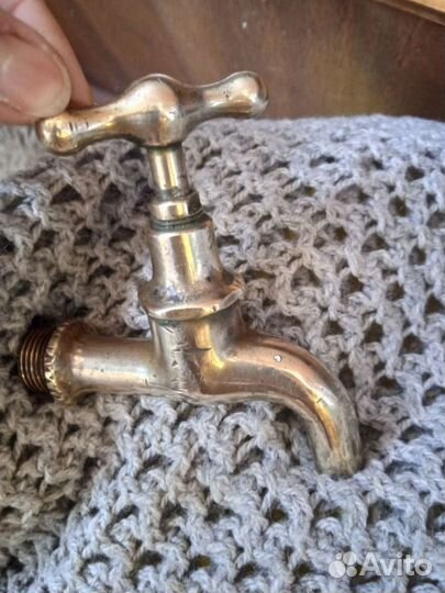 Кран бронзовый Старинный