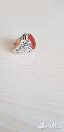 Серебряное кольцо ручной работы