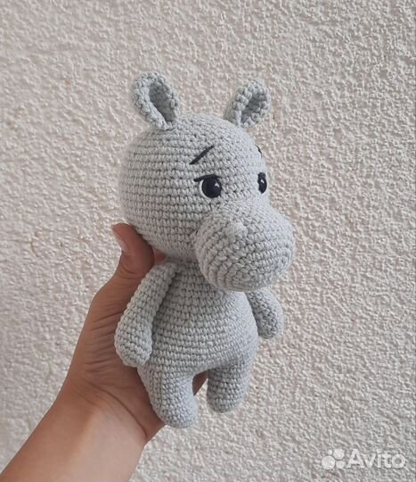 Мягкая игрушка Бегемотик