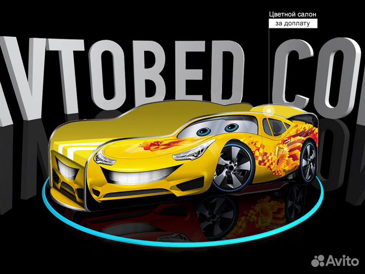 Кровать машина детская кровать для мальчика с борт