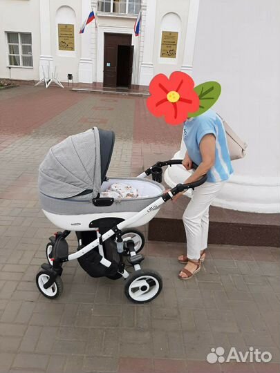 Коляска 3 в 1 Adbor Ottis Grey