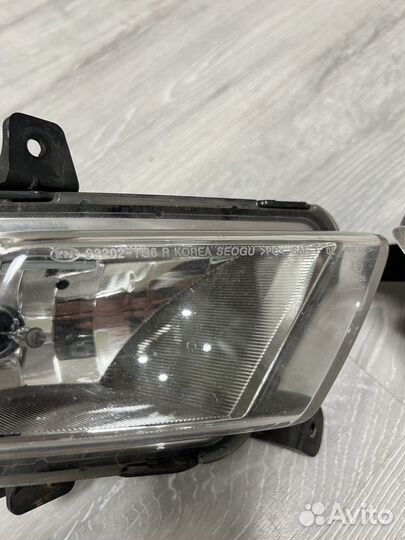 Набор противотуманных фар на Kia Rio 2