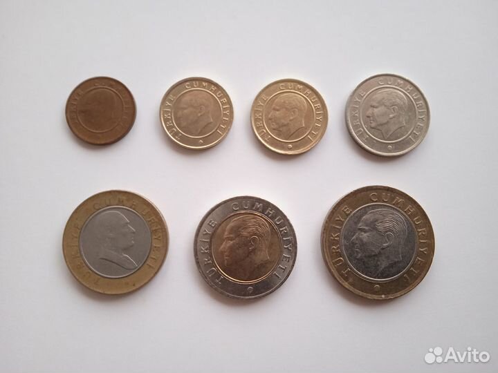 Набор монет Турции