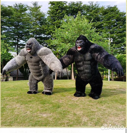 Горилла,обезьяна кинг конг,надувной костюм 2м 60см