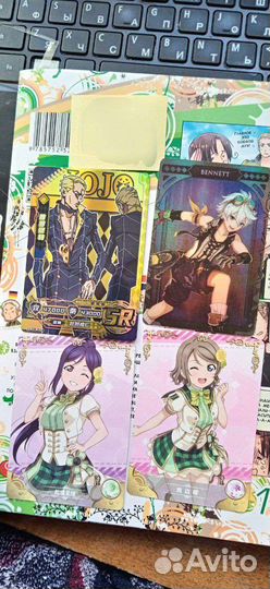 Значки и карточки аниме