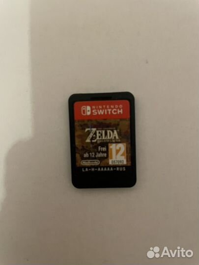 Картридж zelda на nintendo switch
