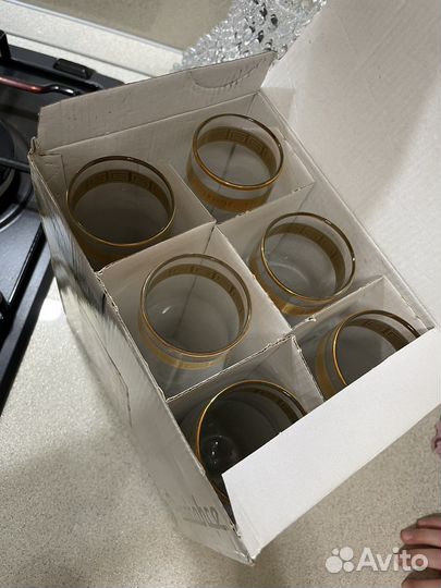 Бокалы 6 штук