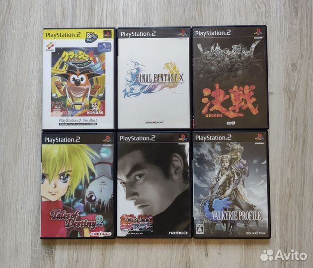 Игры диски на ps2 лицензия (ntsc-J)