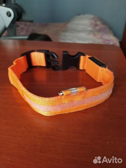 Ошейник светящийся USB 40-48 см. новый