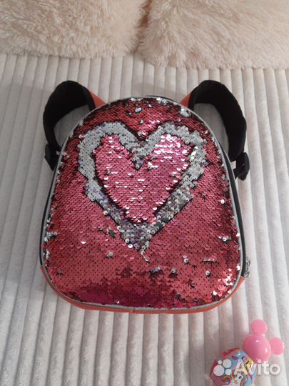 Рюкзак для девочки с реверсивными пайетками