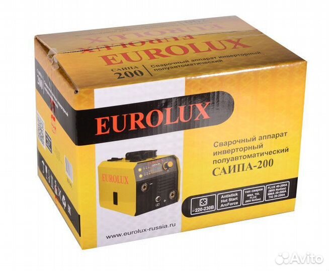 Сварочный полуавтомат Eurolux саипа-200