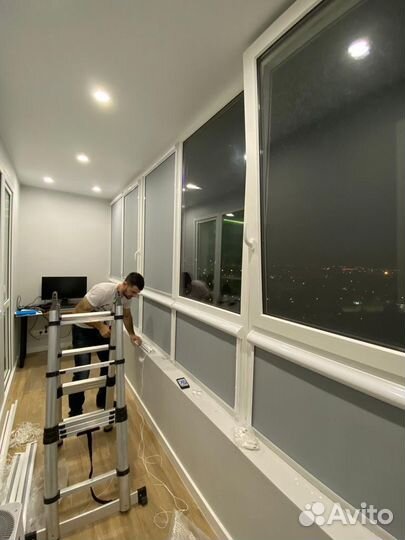 Жалюзи и рулонные шторы на окна