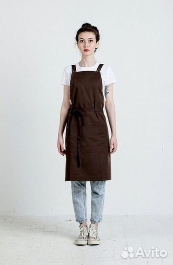 Чёрный китель поварской женский