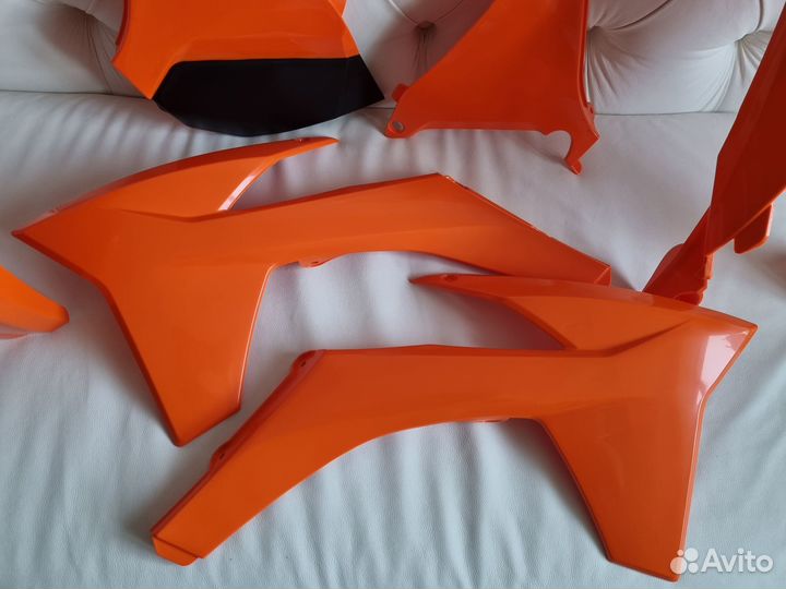 Пластик R-Tech KTM EXC 125-500 12-13 оранжевый