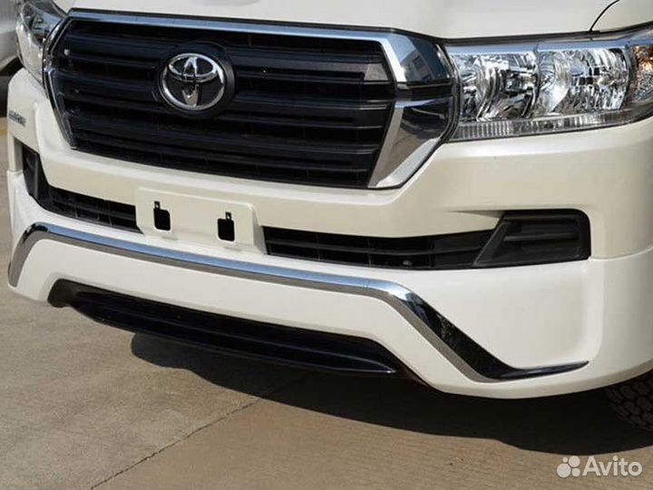 Обвес передний белый Executive Toyota Land Cruiser