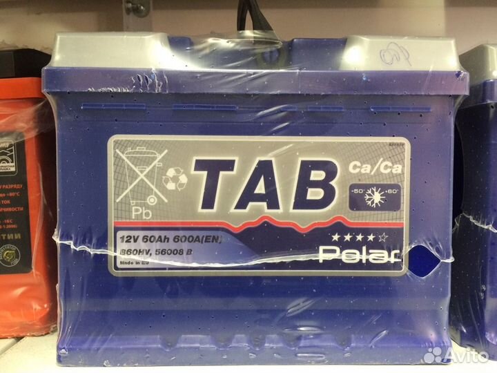 60 Аккумулятор TAB polar 60 R+