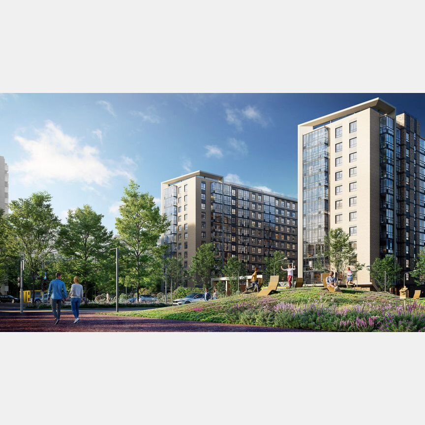 1-к. квартира, 41,8 м², 6/12 эт.