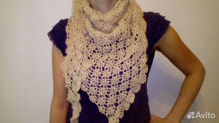 Шали и полонтины новые вяжем под заказ