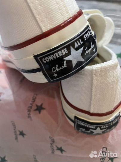 Кеды converse белые низкие