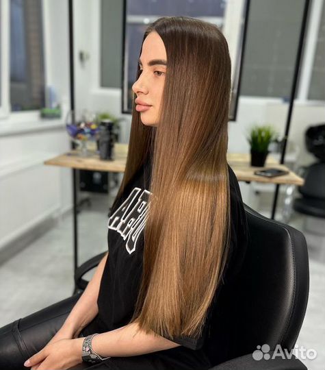 Наращивание волос 40 см. Рассрочка