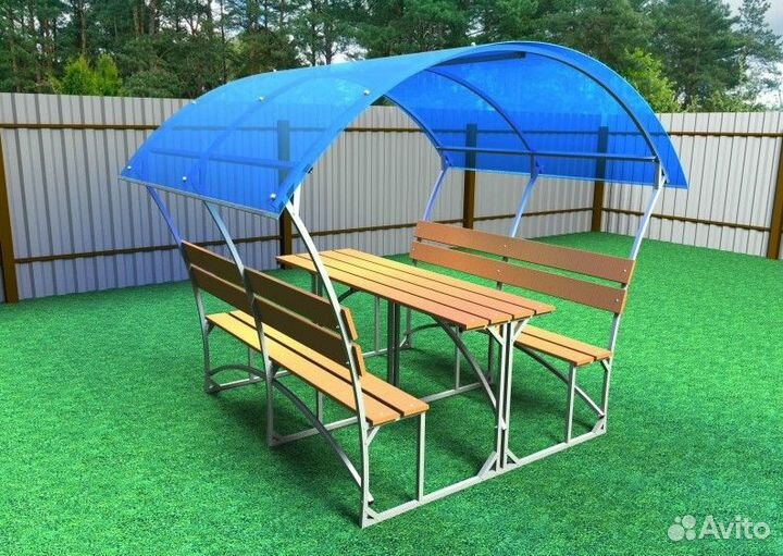 Беседка из поликарбоната