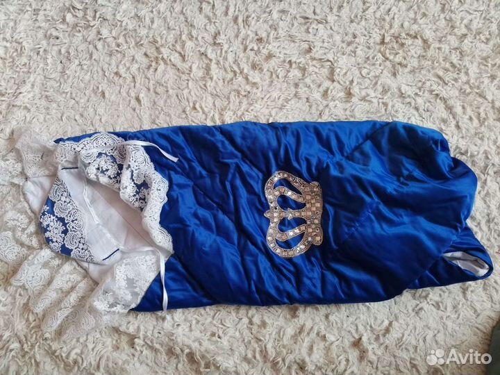 Конверт на выписку для мальчика зимний