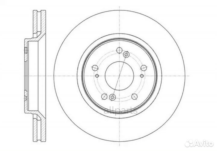 Road house 6135810 Диск тормозной