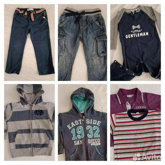 Пакет вещей на мальчика на осень 2-3года