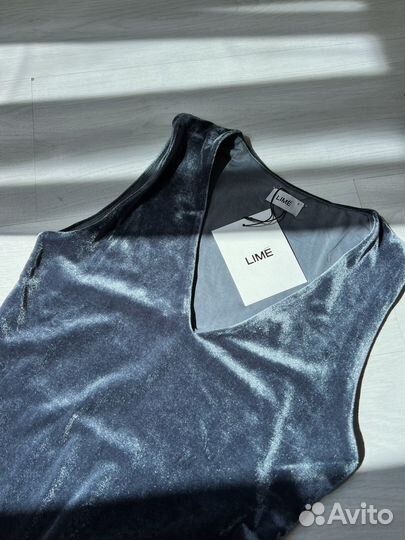 Бархатный боди Lime с биркой