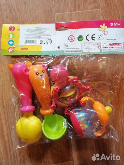 Набор погремушек в заводской упаковке