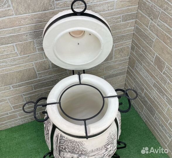 Тандыр из шамотной глины