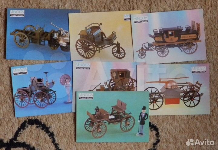 История автомобиля в моделях. Выпуск 1. 15 шт 1991