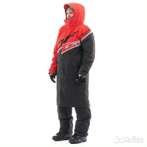 Пальто dragonfly race coat с утеплителем Red 84020