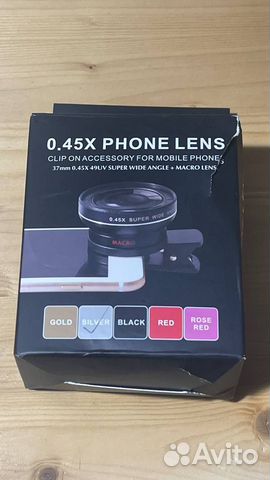 Линза для камеры телефона (макро)